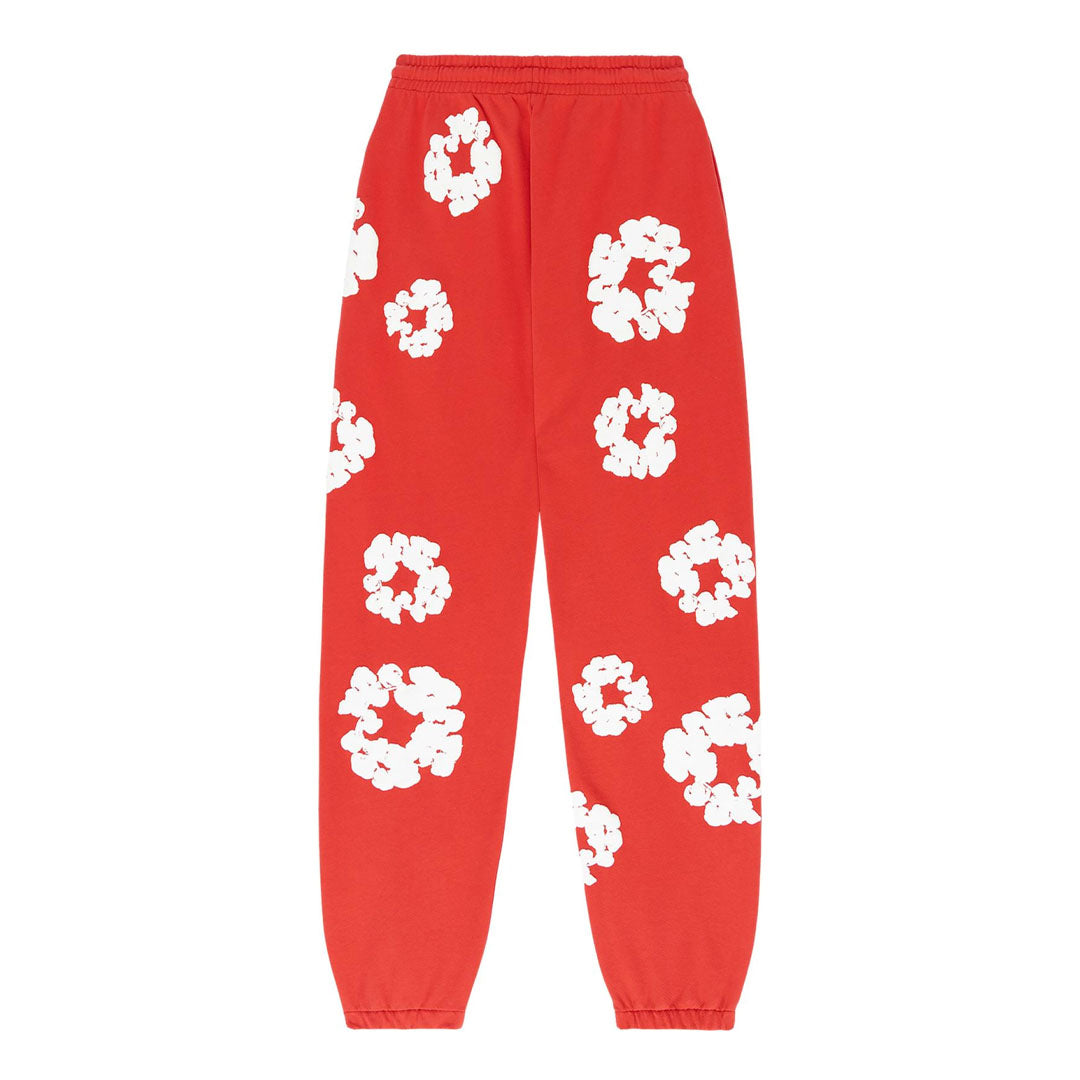 Denim Tears The Cotton Wreath Sweatpants ‘Red’