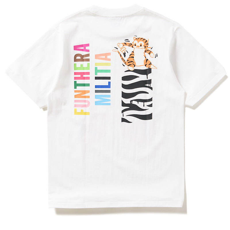 A Bathing Ape Colors Tiger Tee - White