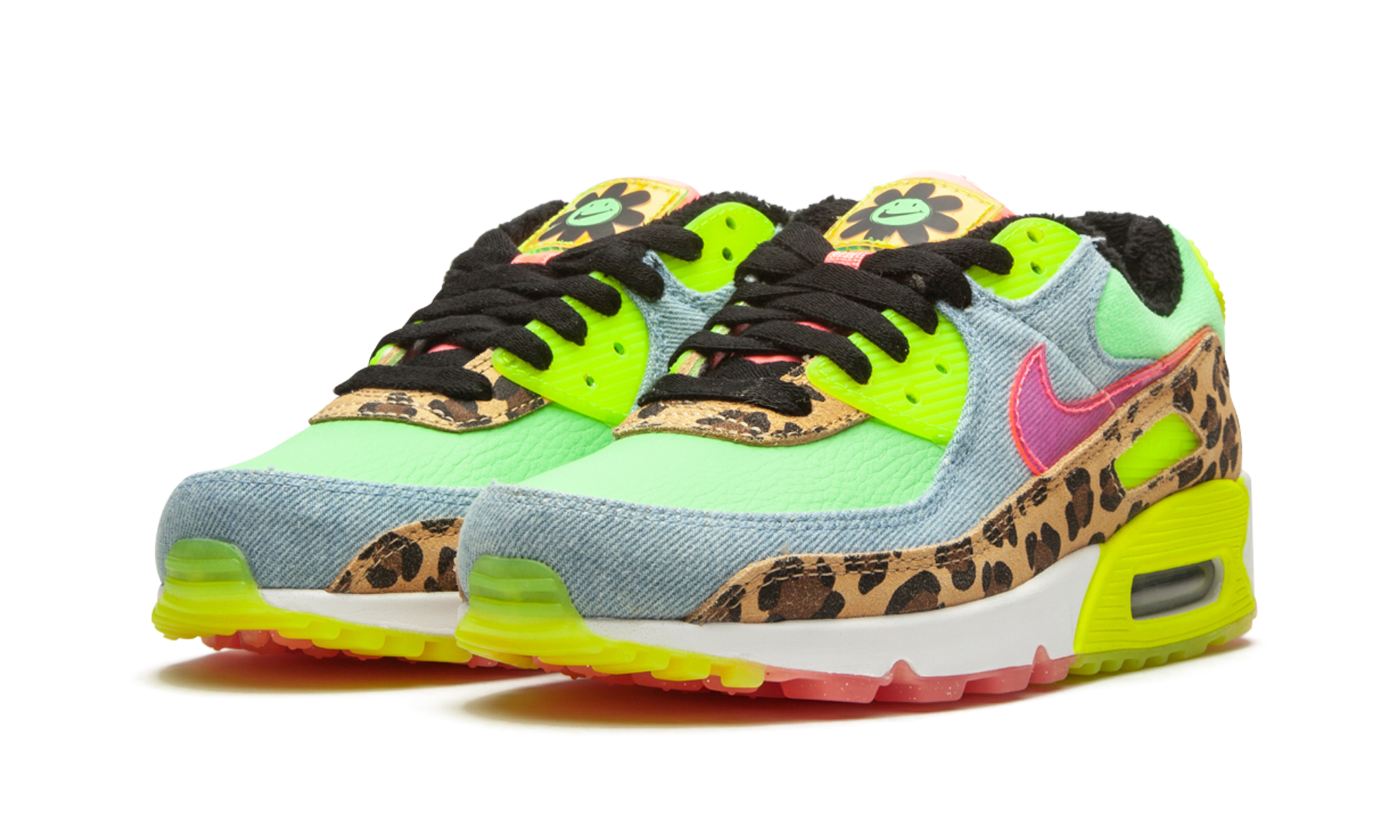 W Air Max 90 LX "Denim Leopard Print" CW3499 300