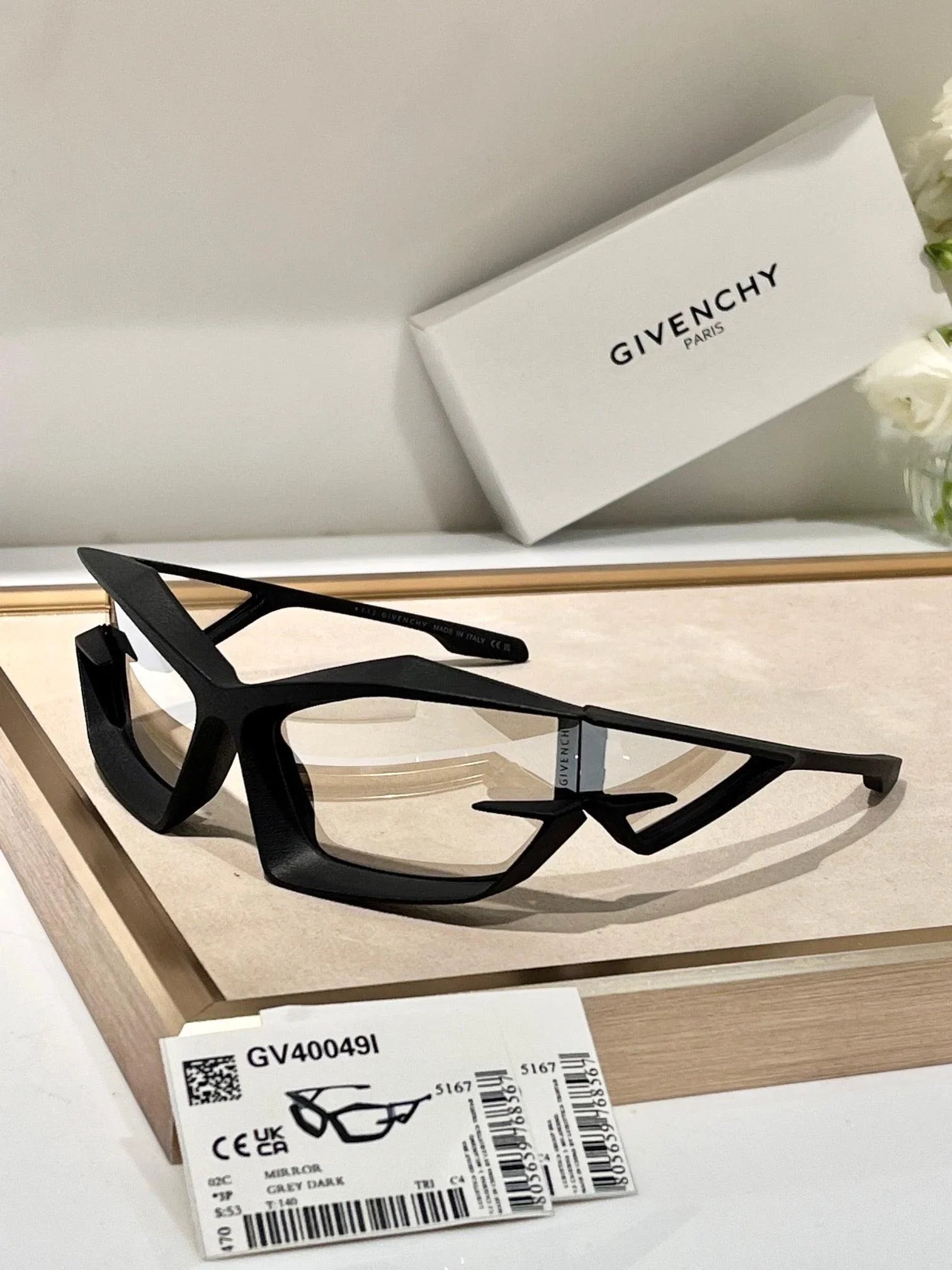 GIVENCHY GV 40049I 02A MASK Sunglasses -  8 Colors✨