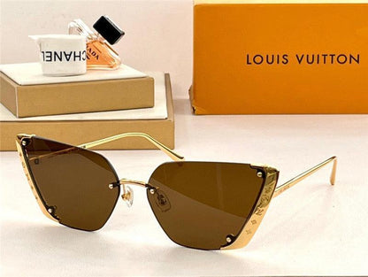 Louis Vuitton Z1993U LV  Moon Metal Cat Eye Women&