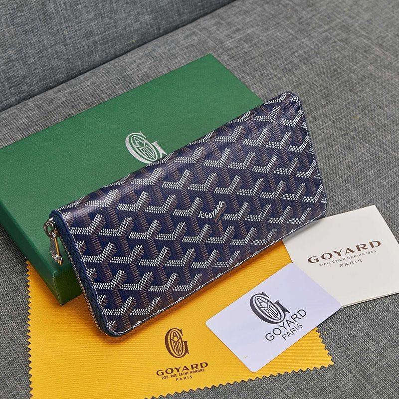 Goyard Matignon GM Zipper Wallet In Goyardine Canvas✨
