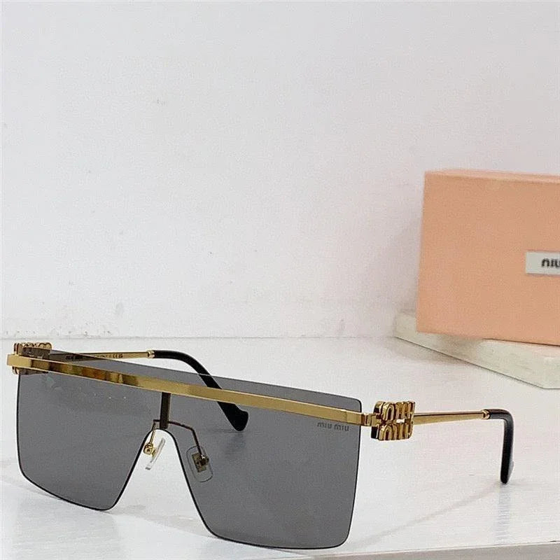 Miu Miu MU50ZS Gold-Black Frame  XXL-141mm Women's Sunglasses✨