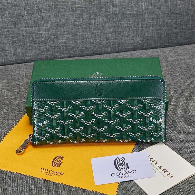 Goyard Matignon GM Zipper Wallet In Goyardine Canvas✨