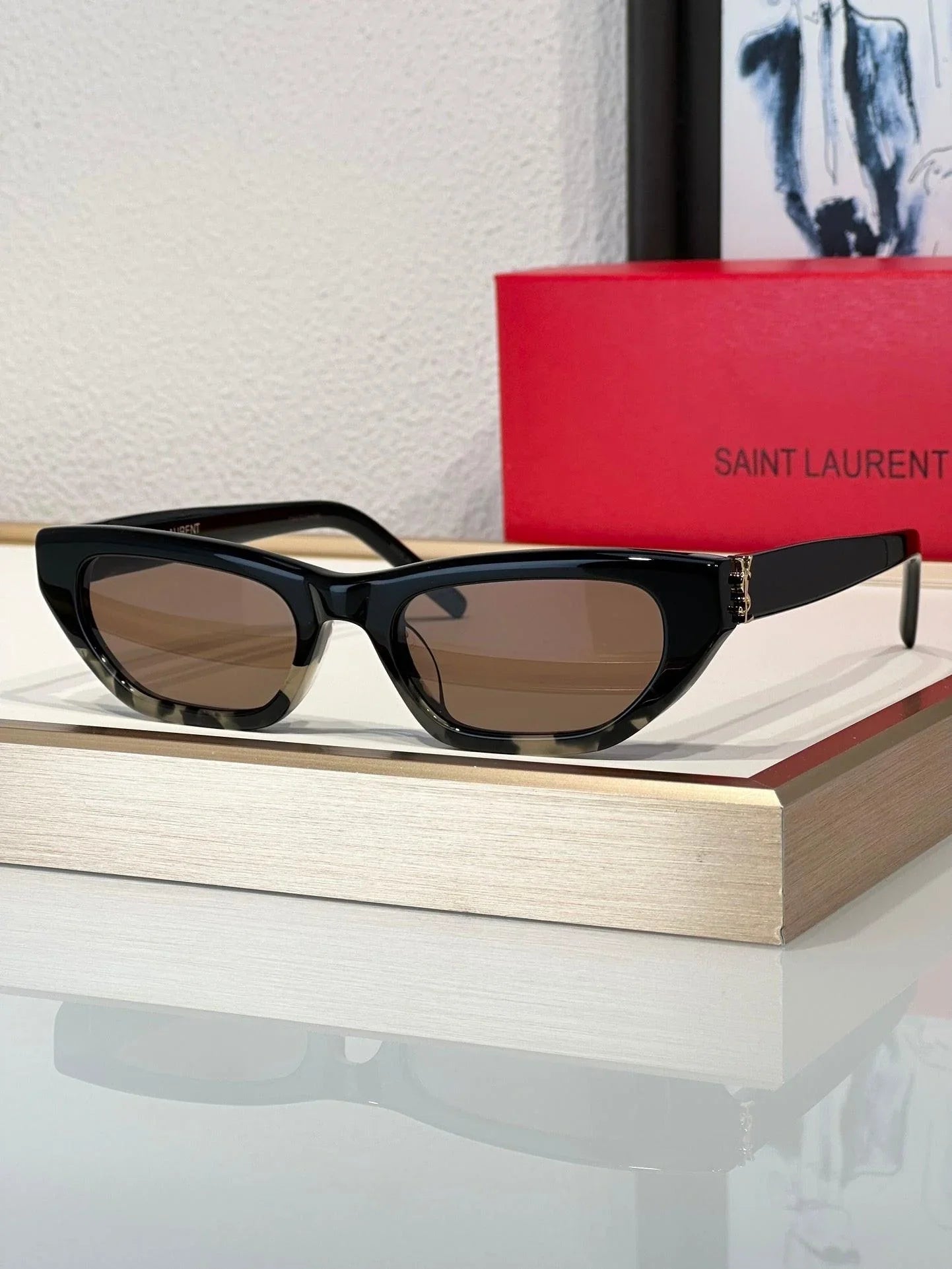 YSL Saint Laurent SL M126 cat-eye sunglasses ✨