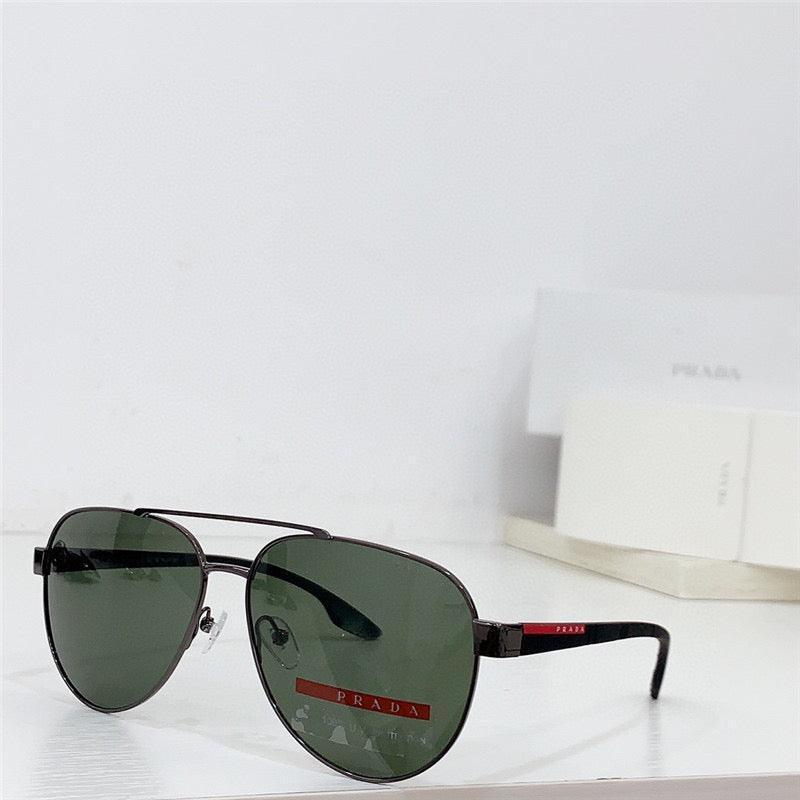 PRADA SPS54T 1AB5Z1 58 Polarized Men's Pilot Sunglasses✨