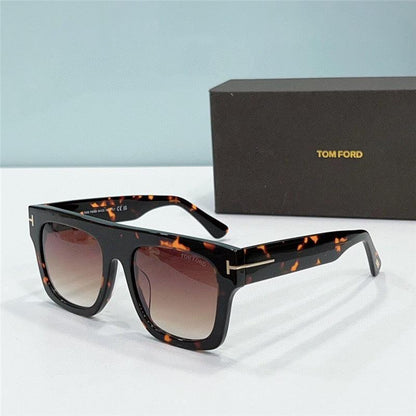 TOM FORD FAUSTO TF0711 Rectangular Sunglasses ✨