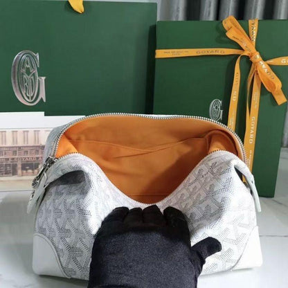 Goyard Bowling 25 Toiletry Bag In Goyardine Canvas✨