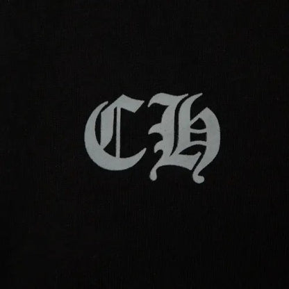 Chrome Hearts Double Cross Blue Logo T-Shirt