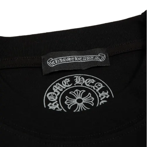 Chrome Hearts Double Cross Blue Logo T-Shirt
