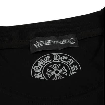 Chrome Hearts Double Cross Blue Logo T-Shirt