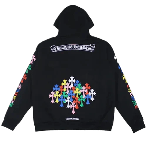 Chrome Hearts Multicolour Cemetry Logo Hoodie