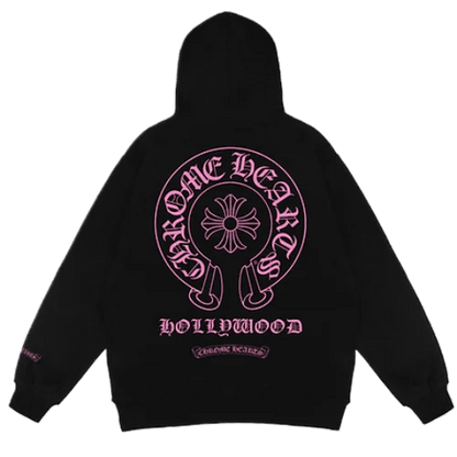 Chrome Hearts Pink Rare Horse Shoe Hoodie