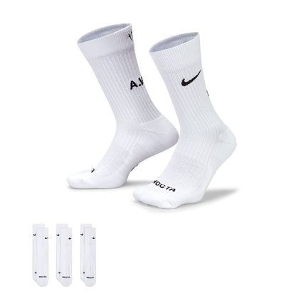 NOCTA CREW SOCKS WHITE (3 PAIRS)