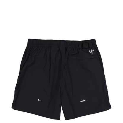 NOCTA CARDINAL NYLON SHORTS BLACK / WHITE