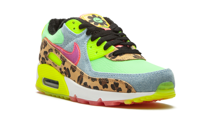 W Air Max 90 LX "Denim Leopard Print" CW3499 300