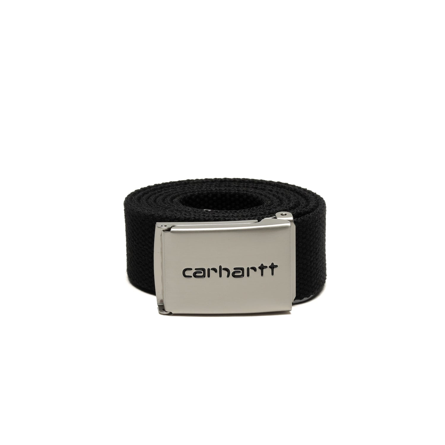 Carhartt WIP Clip Belt Chrome Black
