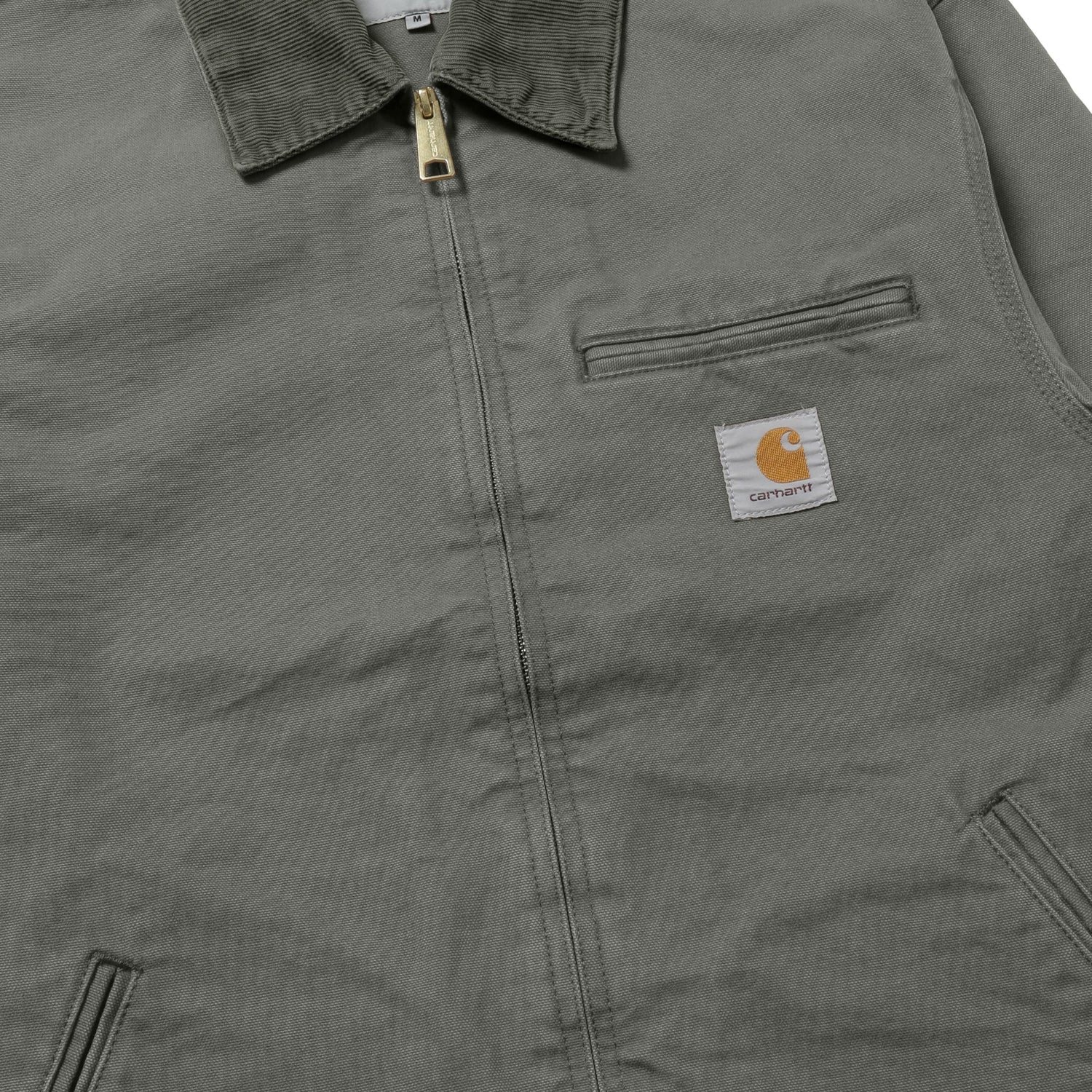 Carhartt WIP Detroit Jacket Stone Canvas Leaf