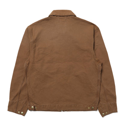 Carhartt WIP Detroit Jacket Stone Canvas Hamilton Brown