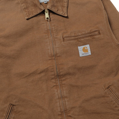 Carhartt WIP Detroit Jacket Stone Canvas Hamilton Brown