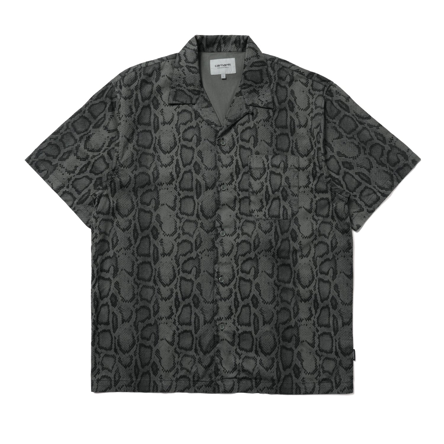 Carhartt WIP Short Sleeve Snake Camo Shirt Leaf