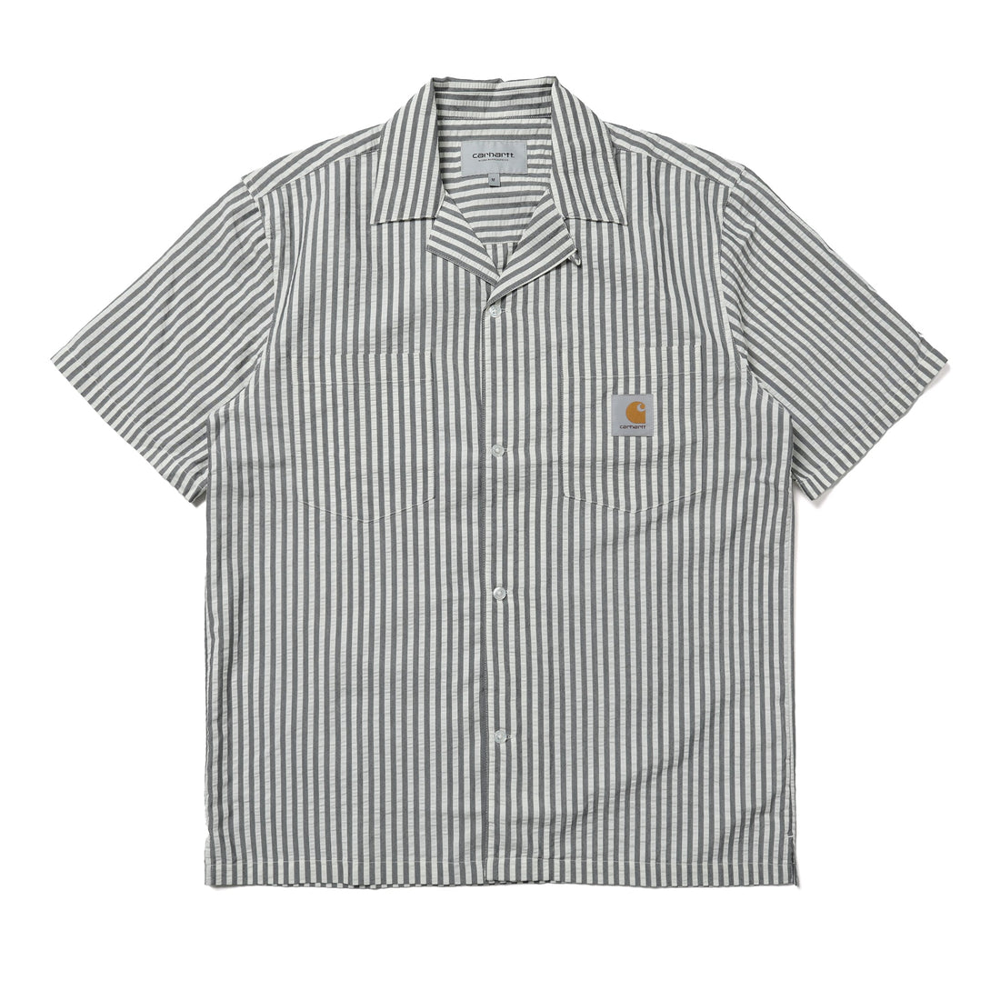 Carhartt WIP Short Sleeve Leavel Stripe Shirt Black