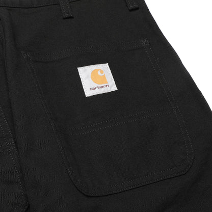 Carhartt WIP Dearborn Canvas Simple Pant Rinsed Black