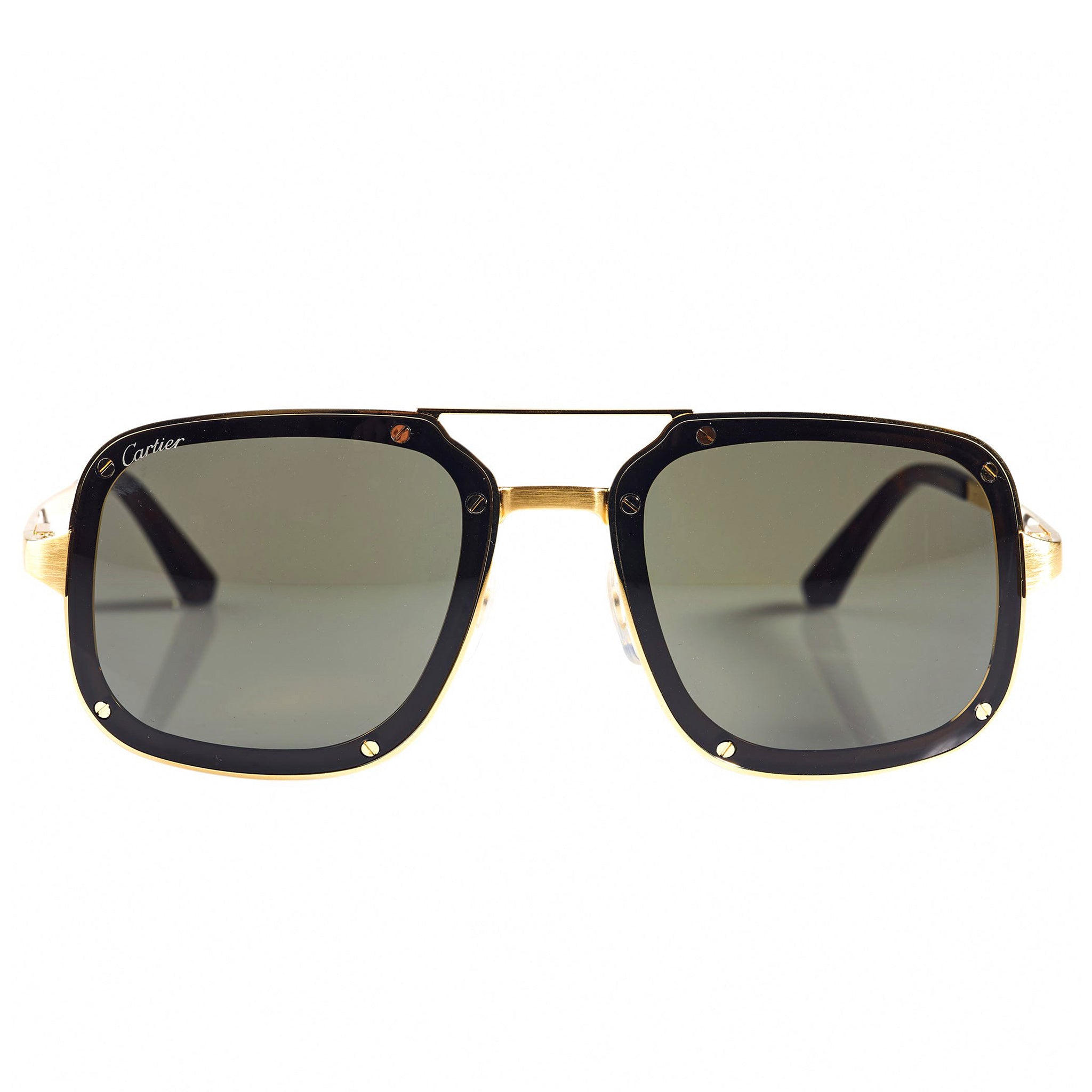 Cartier Eyewear CT0194S-002 Santos De Cartier Silver Sunglasses Secondary image