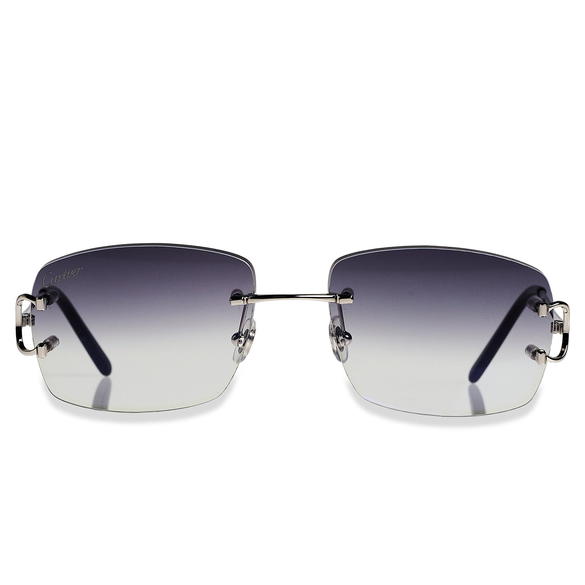 Cartier Eyewear Custom CT00920-002 C Decor Silver Rimless Sunglasses Secondary image