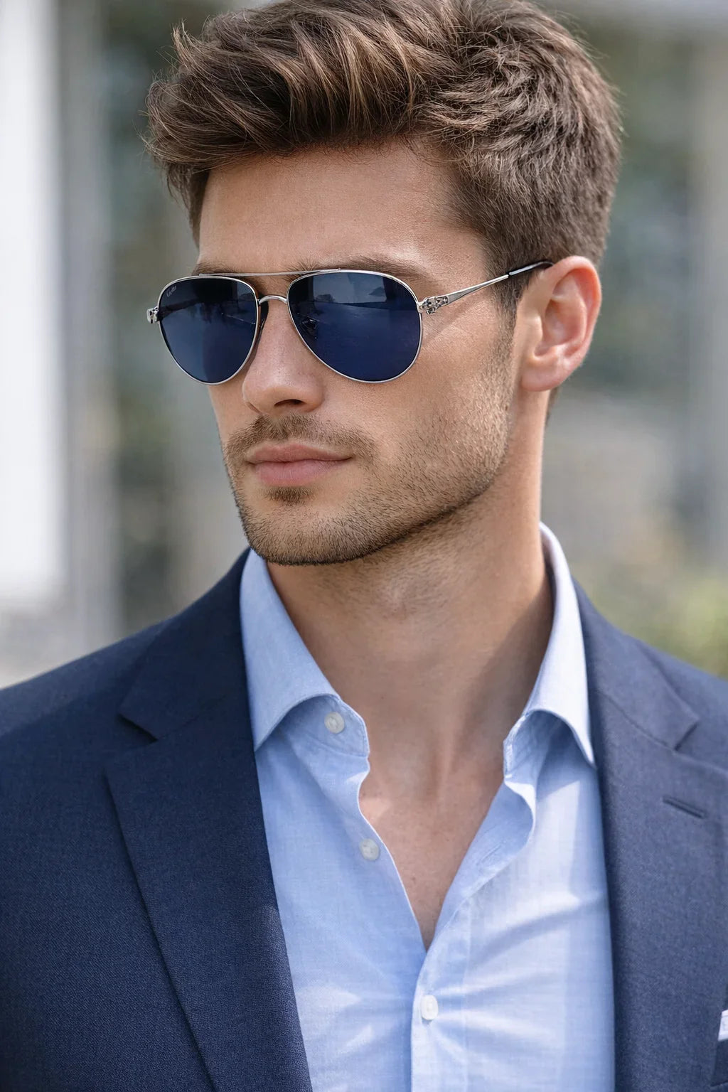 Cartier Panthère De Cartier 60MM Aviator Unisex Sunglasses 🐆