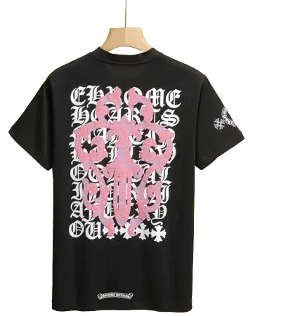 Chrome Hearts Dagger Logo Black Drop Sleeve Tee