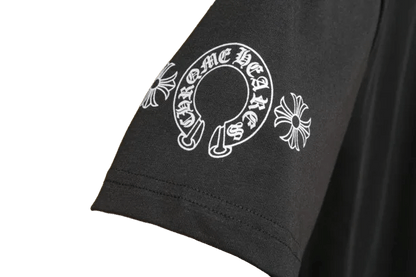 Chrome Hearts Dagger Logo Black Drop Sleeve Tee