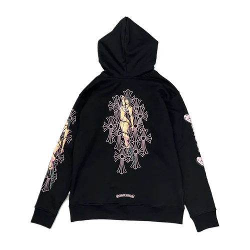 Chrome Hearts Deadly Doll Cemetery Crosses Hoodie