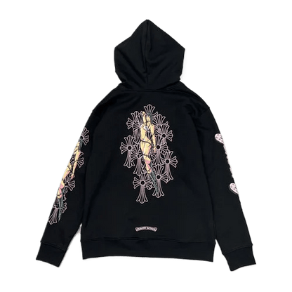 Chrome Hearts Deadly Doll Cemetery Crosses Hoodie