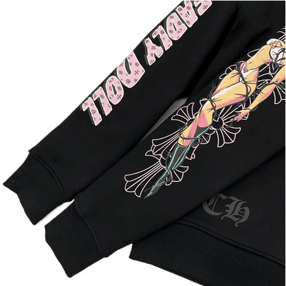 Chrome Hearts Deadly Doll Cemetery Crosses Hoodie