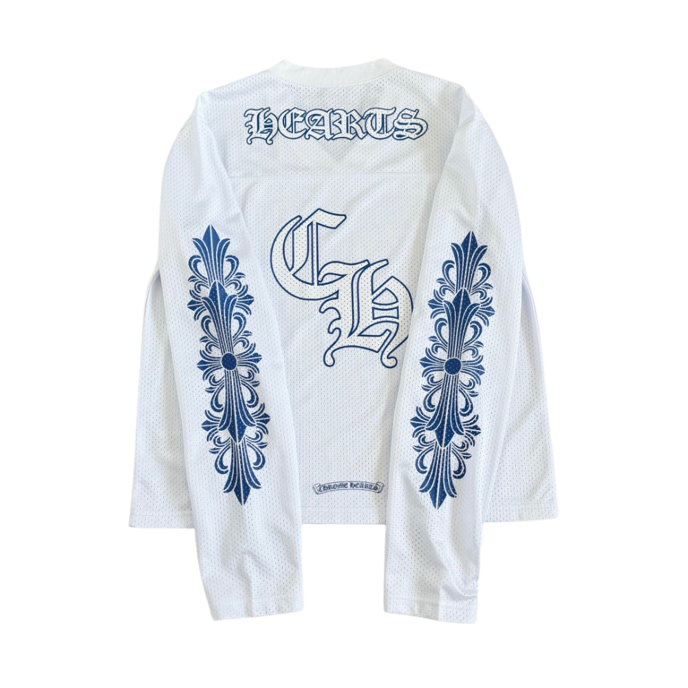 Chrome Hearts Matty Boy Mesh Jersey White Long Sleeve Tee Secondary image
