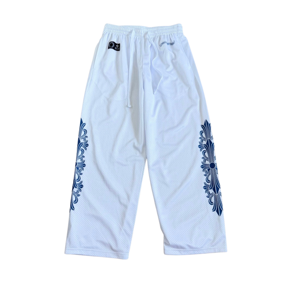 Chrome Hearts Mesh Warm Up Track Pants ‘White’ Secondary image