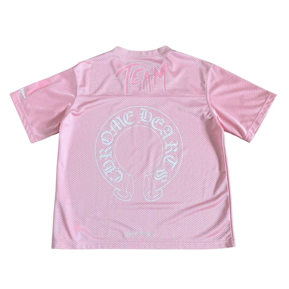 Chrome Hearts Sports Mesh Short Sleeve Warm Up Jersey “Pink” Secondary image