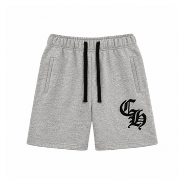 Chrome Hearts CH Patch Grey Shorts