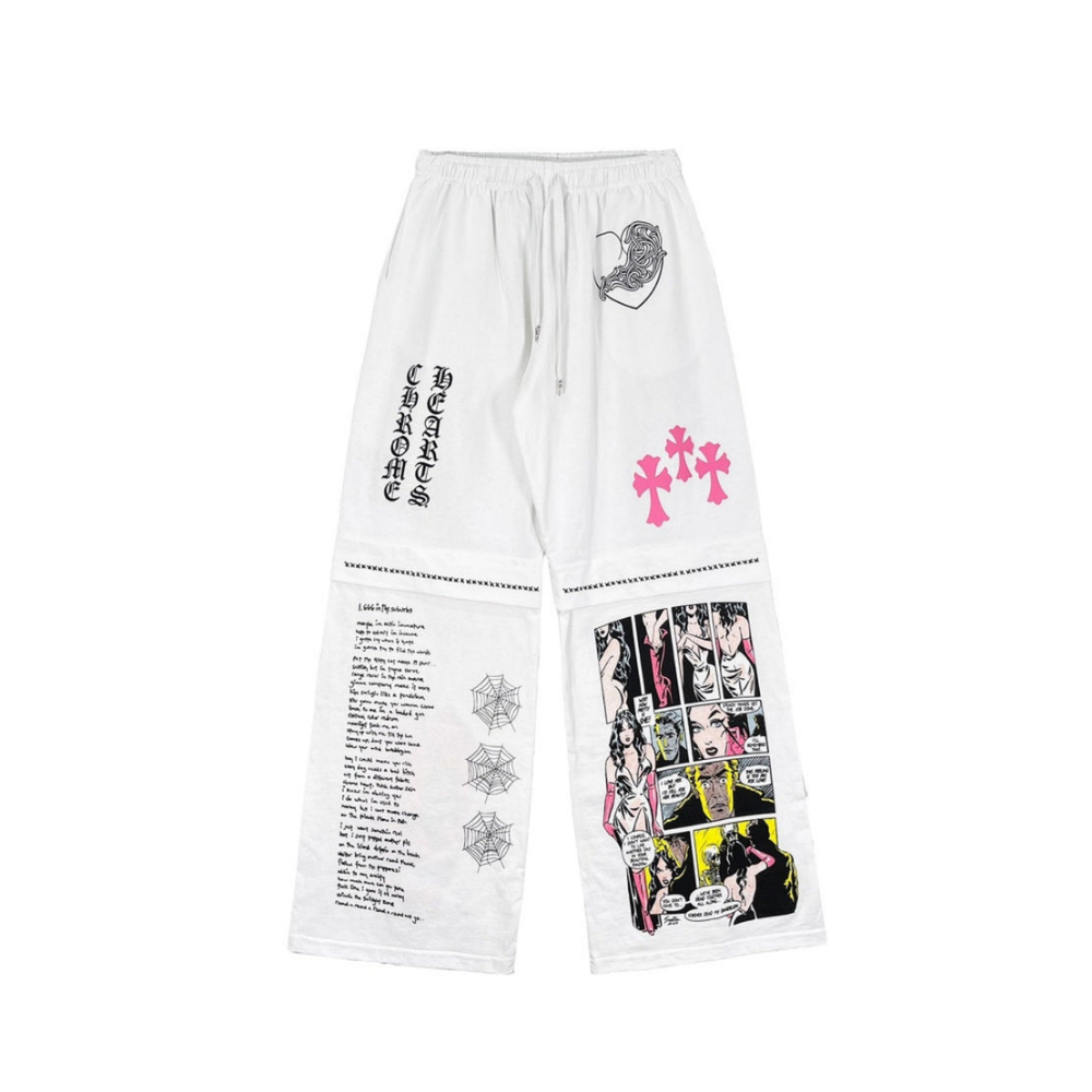 Chrome Hearts x Deadly Doll Miami Exclusive Sweatpants ‘White’ Secondary image