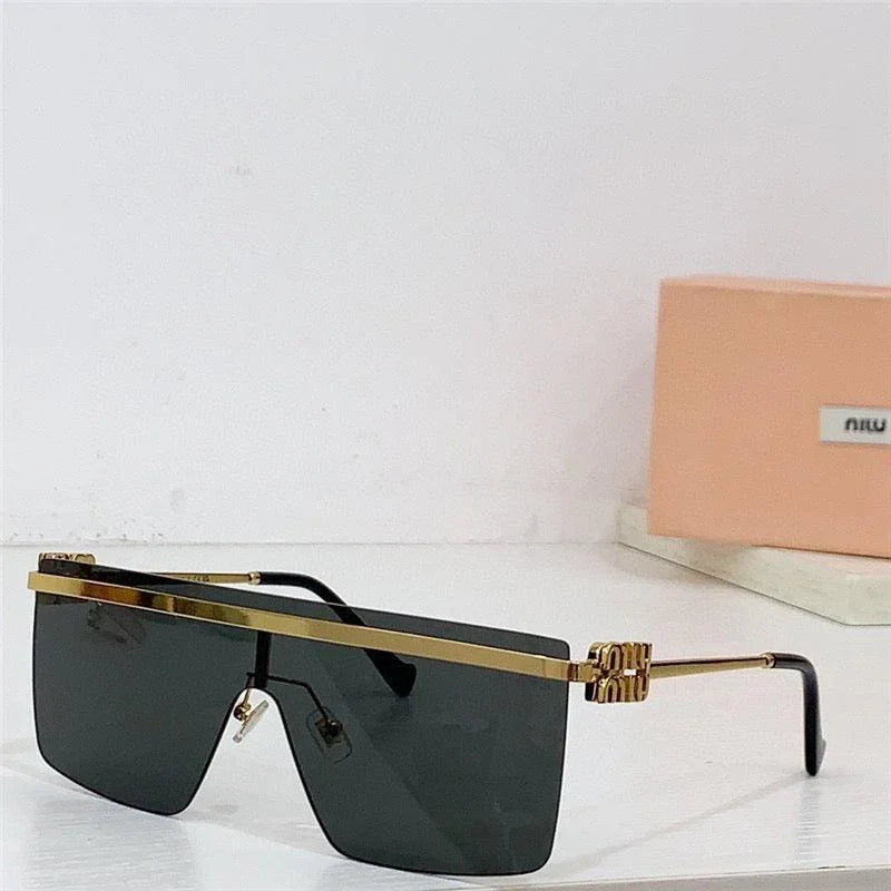 Miu Miu MU50ZS Gold-Black Frame  XXL-141mm Women's Sunglasses✨
