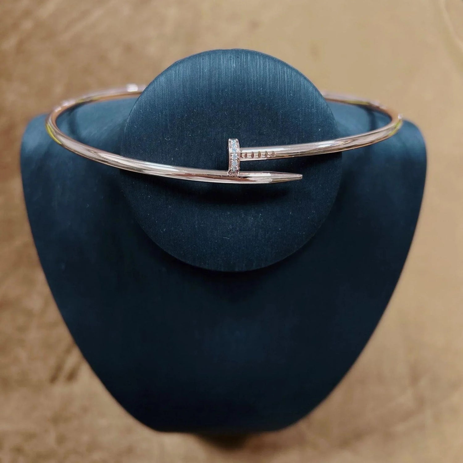 Cartier 18K Gold Plated JUSTE UN CLOU Necklace with diamonds✨