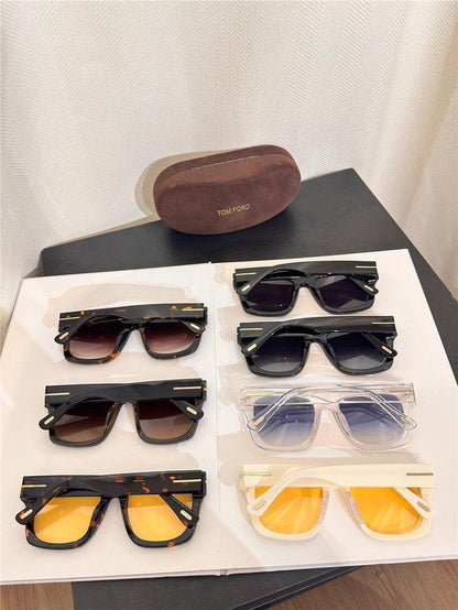 TOM FORD FAUSTO TF0711 Rectangular Sunglasses ✨