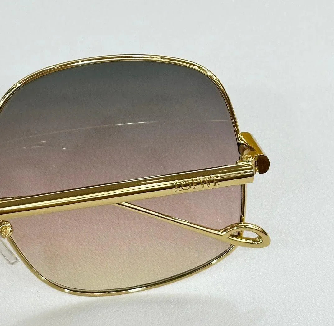 LOEWE Loewe Metal Aviator LW 40067U 30G Unisex Sunglasses ✨