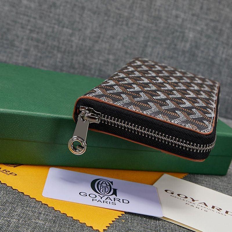 Goyard Matignon GM Zipper Wallet In Goyardine Canvas✨