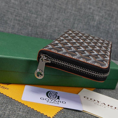 Goyard Matignon GM Zipper Wallet In Goyardine Canvas✨