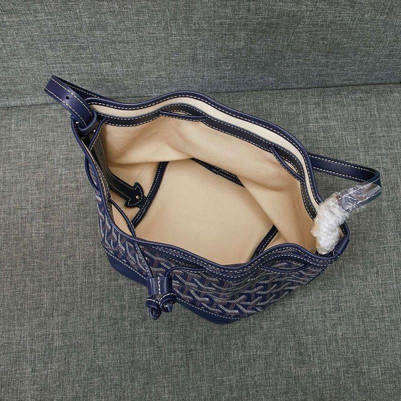 Goyard Petit Flot Bucket Bag In Goyardine Canvas Shoulder Bag ✨