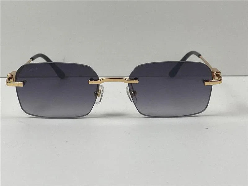 CARTIER  CT0290  Gold-Silver Men's Sunglasses 👑