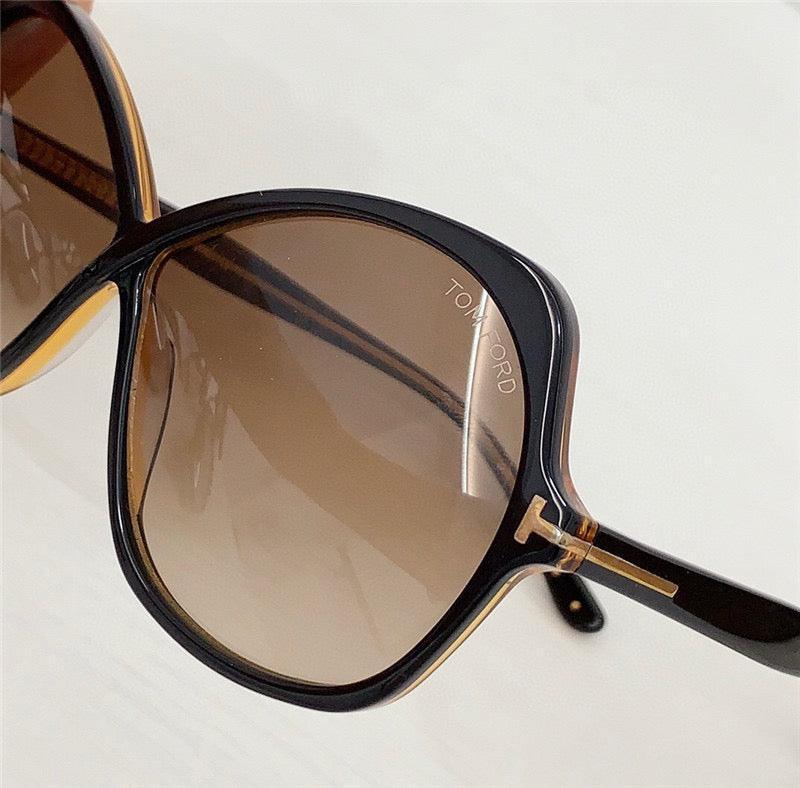 ✨TOM FORD Eyewear Rosemin Oversize round-frame sunglasses