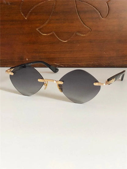 Chrome Hearts DEEP III 3 Rhombus Zeiss Lens Unisex Sunglasses⚜️